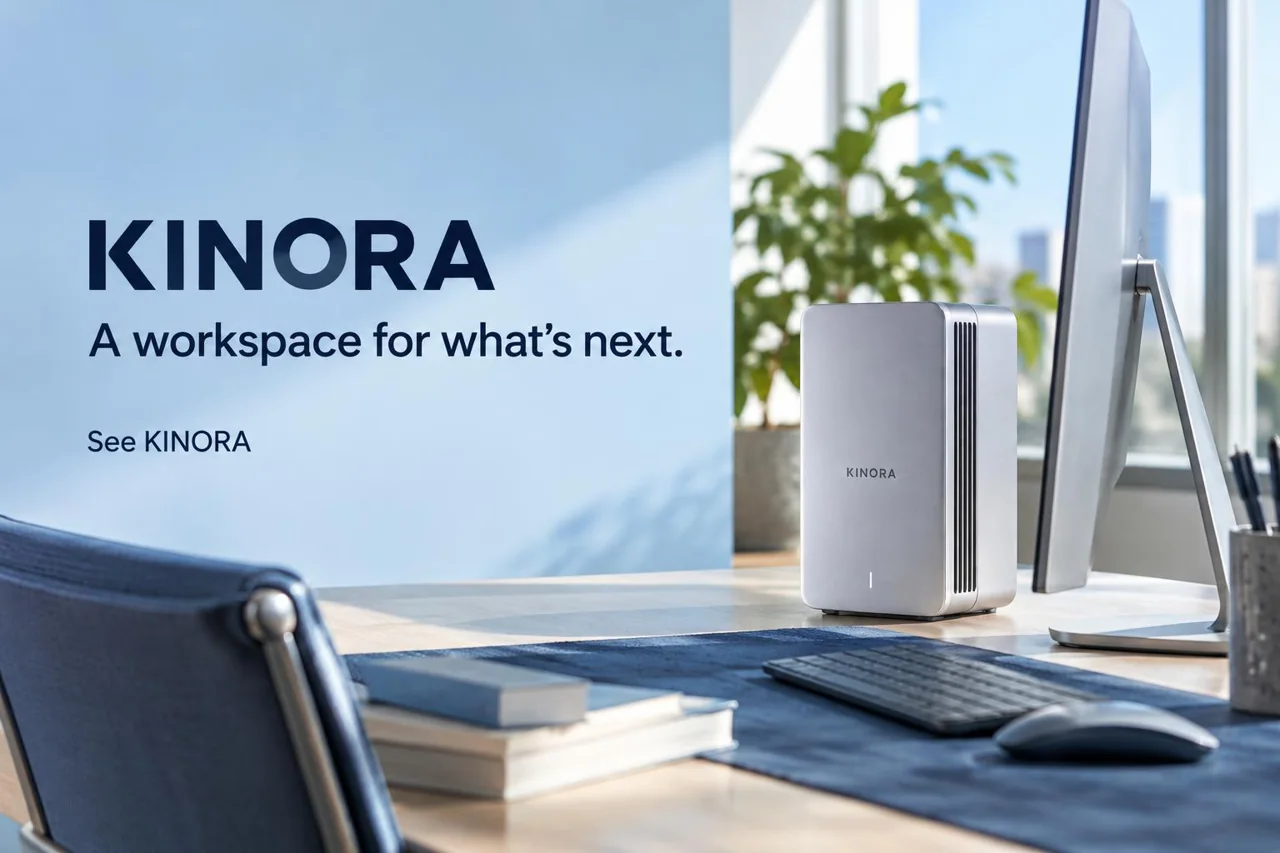 Illustrative technology launch for fictional KINORA