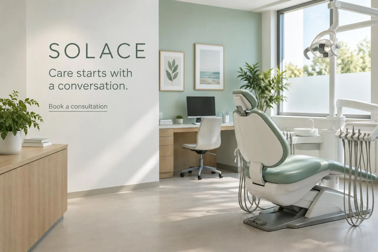 Illustrative service campaign for fictional SOLACE