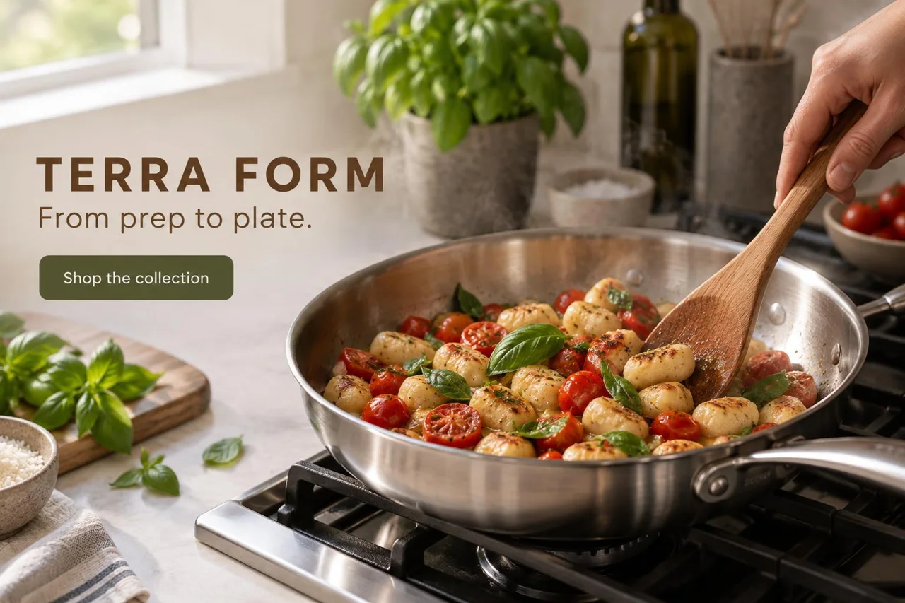 Illustrative product in use for fictional TERRA FORM