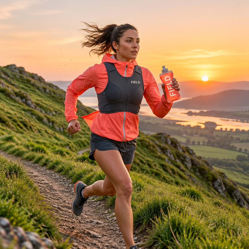 Illustrative wellness campaign for fictional brand Field